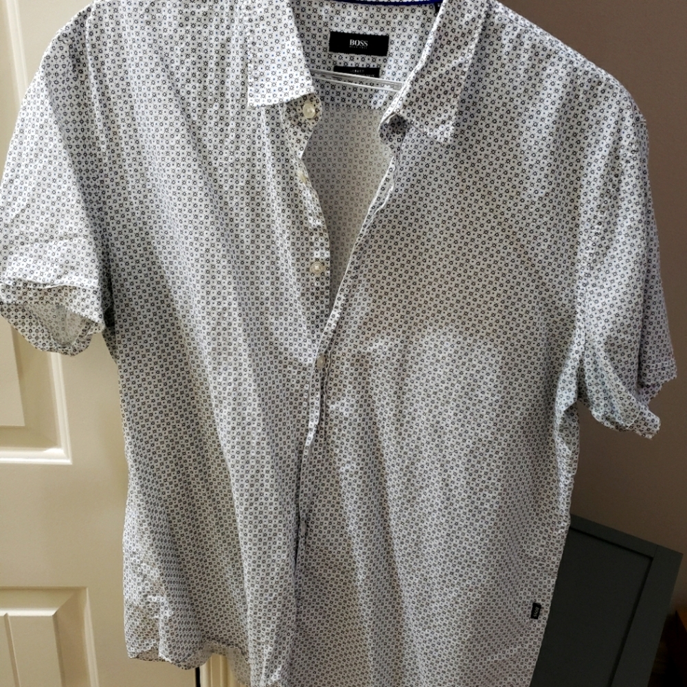 Hugo boss short sleeve shirt